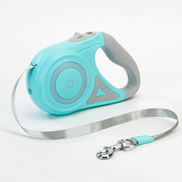 Retractable Leash And Dog Collar Spotlight Automatic Pet Traction Rope - Image 4